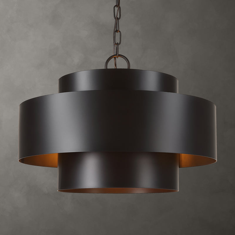 Lighting Youngstown Dark Bronze 4 Light Pendant 