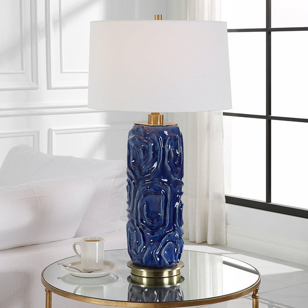 Lighting Zade Blue Table Lamp 