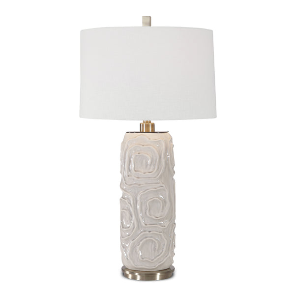 Lighting Zade Warm Gray Table Lamp 