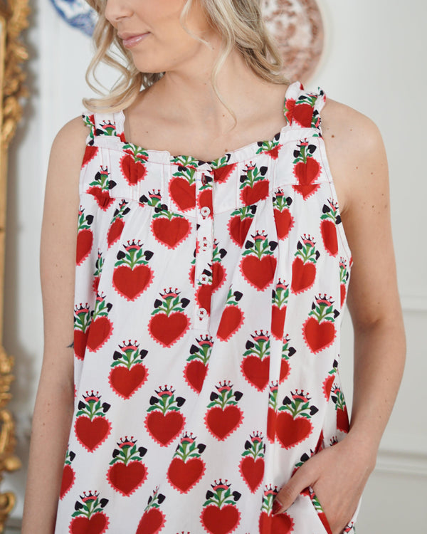 Loungewear Loved Ex Voto Heart Nightgown Set 