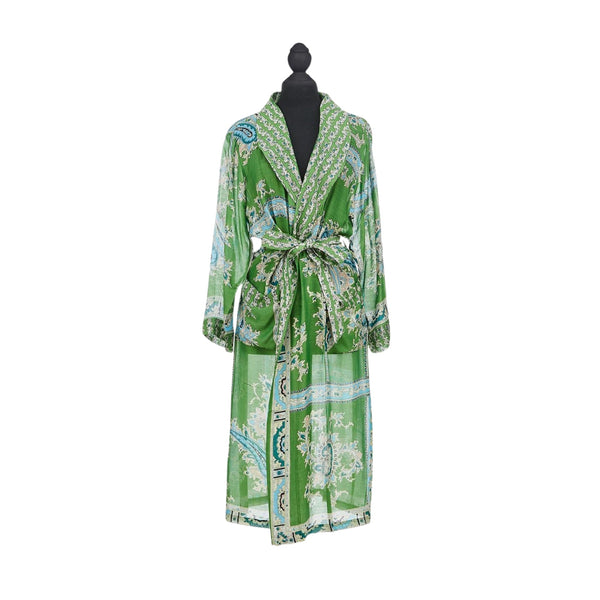 Loungewear Paisley Day Kimono Robe 