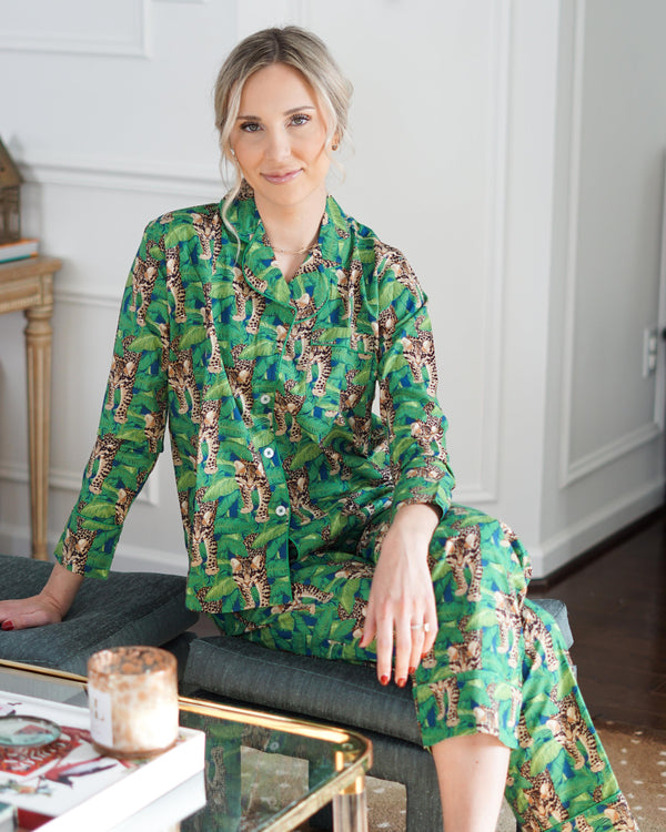 Loungewear Wild Leopard Long PJ Set 