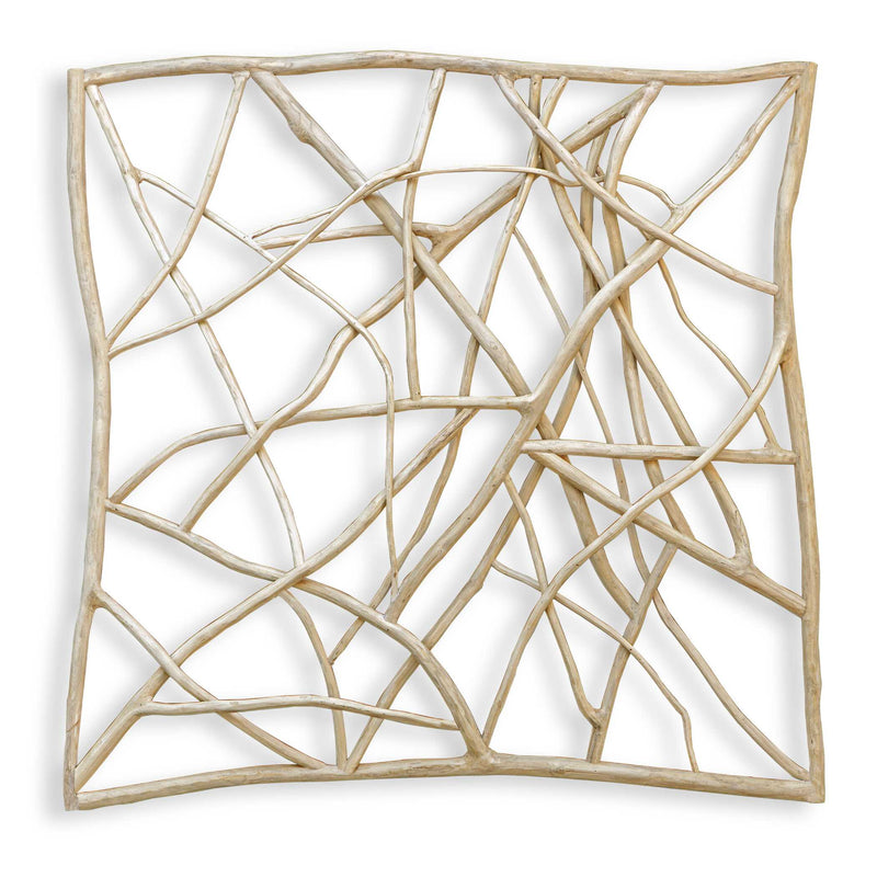 Wall Art Tangled Up Outdoor Teak Wall Decor 