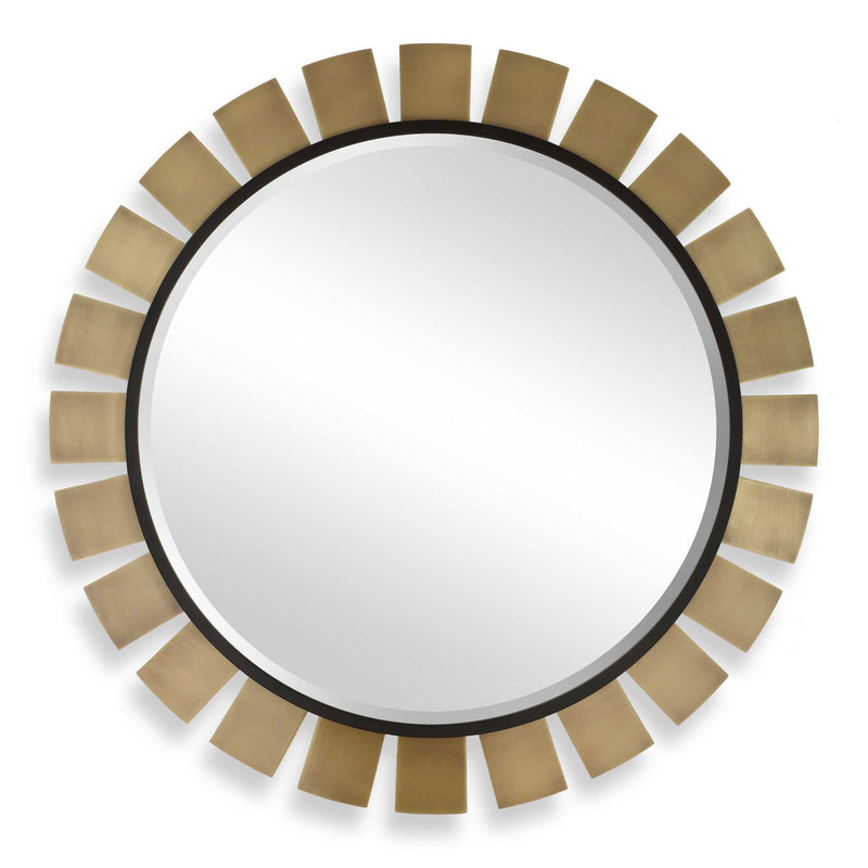 Mirror Toluca Round Brass Mirror 