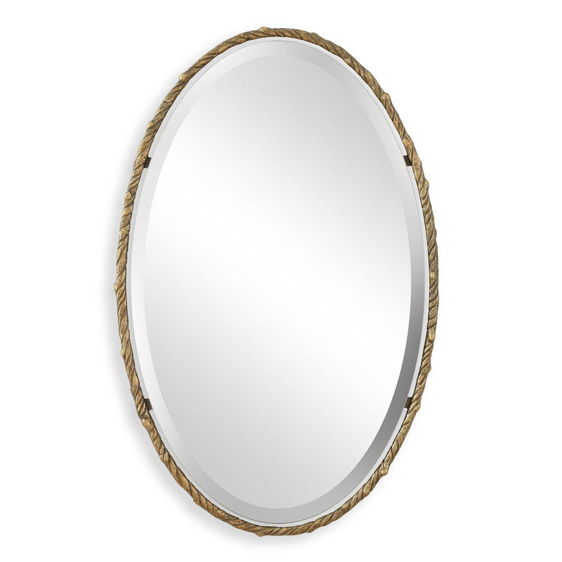 Mirror Twisted Branch Oval Mirror 