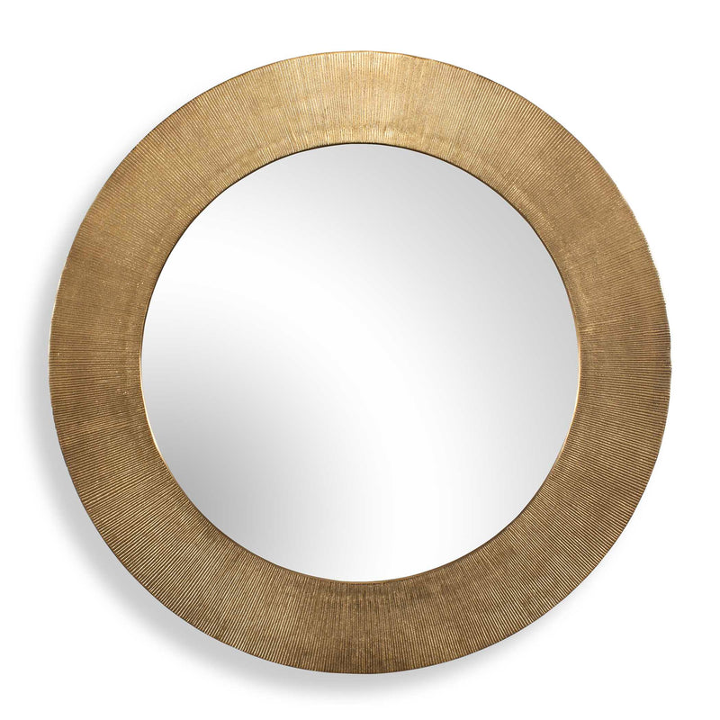 Mirror Tano Antique Brass Round Mirror 