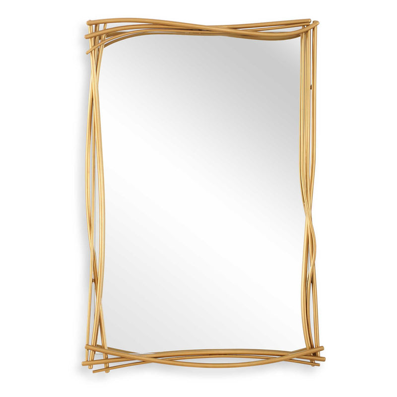 Mirror Curved Branches Gold Mirror 