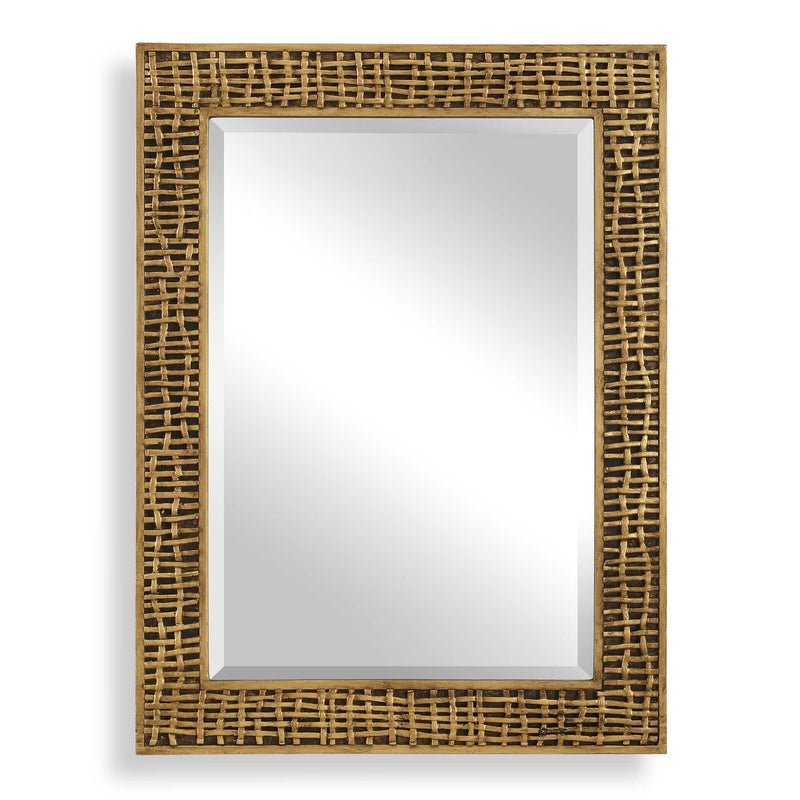 Mirror Woven In Time Gold Mirror 