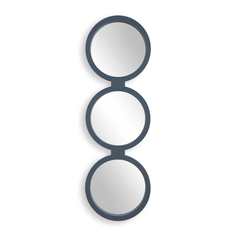 Mirror Going In Circles Blue Gray Mirror 