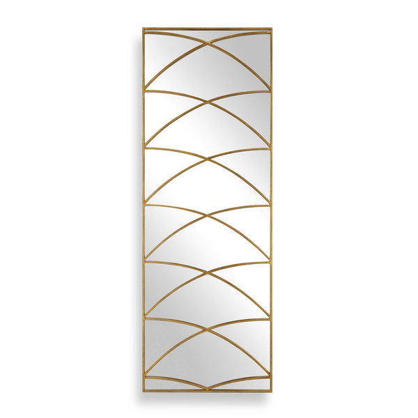 Mirror Crossed Up Gold Full Length Mirror 