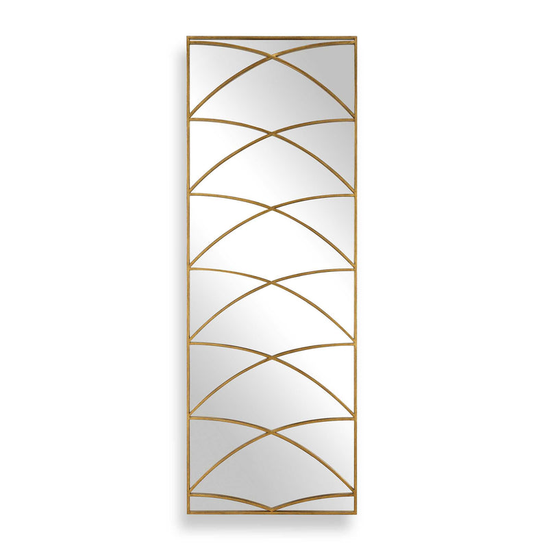 Mirror Crossed Up Gold Full Length Mirror 