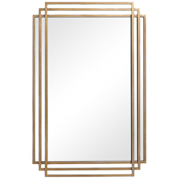 Mirror Amherst Brushed Gold Mirror 