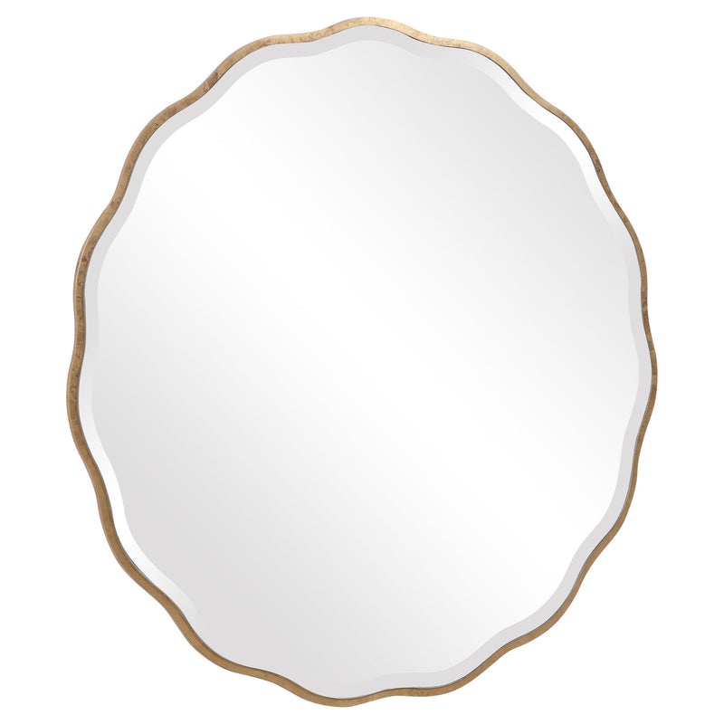 Mirror Aneta Gold Round Mirror 