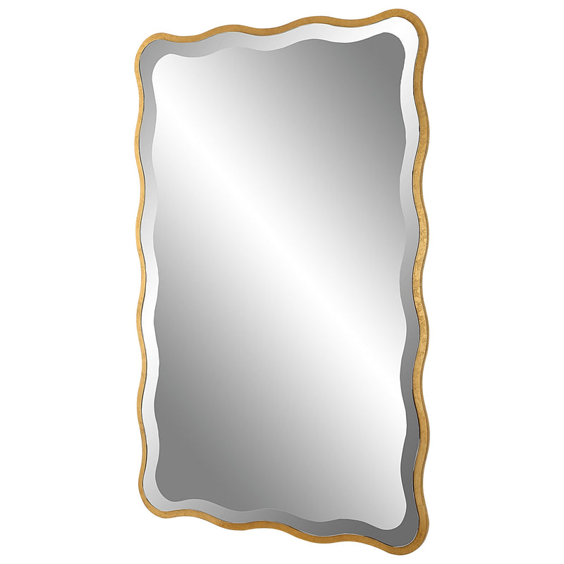 Mirror Aneta Gold Scalloped Mirror 
