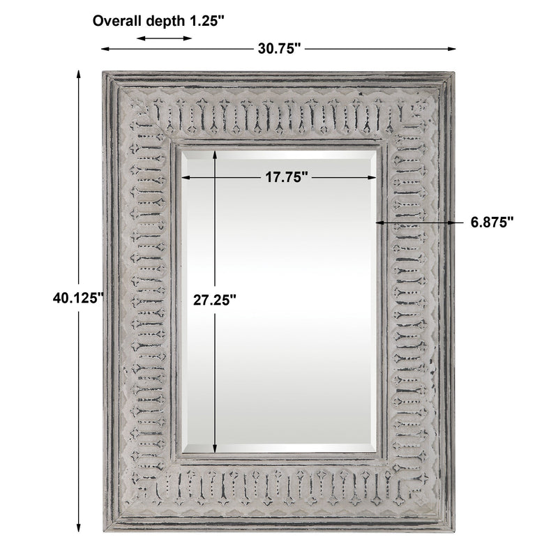 Mirror Argenton Aged Gray Rectangle Mirror 