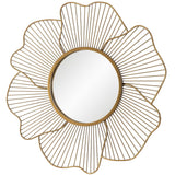 Mirror Blossom Gold Floral Mirror 