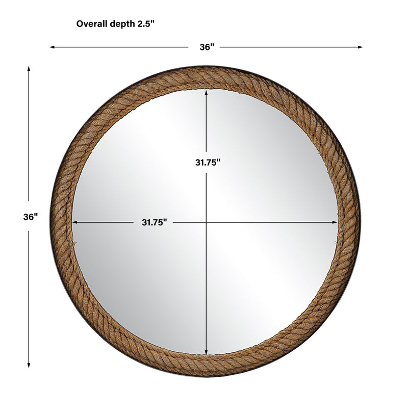 Mirror Bolton Round Rope Mirror 