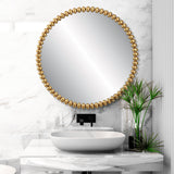 Mirror Byzantine Round Gold Mirror 
