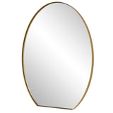 Mirror Cabell Brass Oval Mirror 