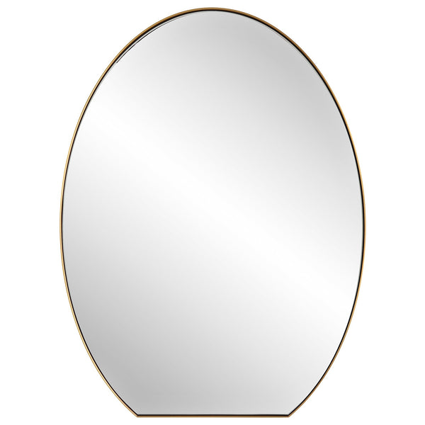 Mirror Cabell Brass Oval Mirror 