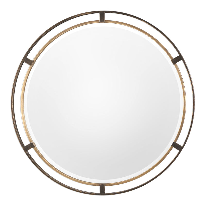 Mirror Carrizo Bronze Round Mirror 