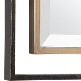 Mirror Carrizo Gold & Bronze Rectangle Mirror 