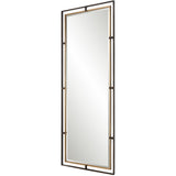 Mirror Carrizo Tall Bronze & Gold Mirror 