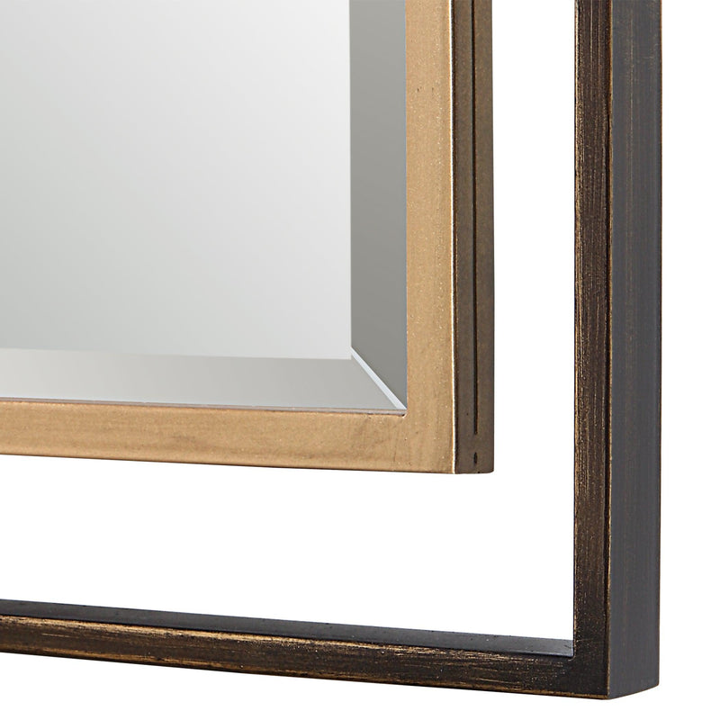 Mirror Carrizo Tall Bronze & Gold Mirror 