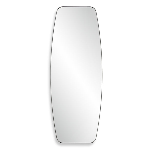 Mirror Caspian Curved Black Dressing Mirror 