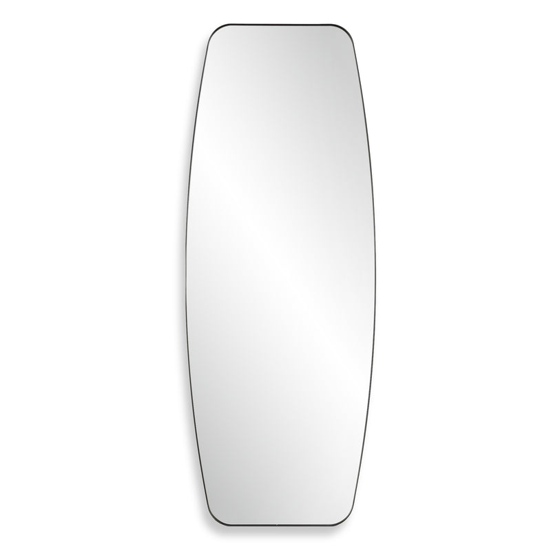 Mirror Caspian Curved Black Dressing Mirror 