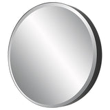 Mirror Cerelia Black Round Mirror 