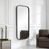 Mirror Concord Black Tall Iron Mirror 