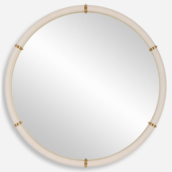 Mirror Cyprus White Round Mirror 