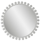 Mirror Cyra White Round Mirror 