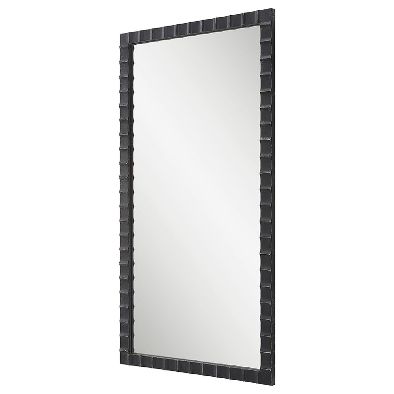 Mirror Dandridge Black Industrial Mirror 