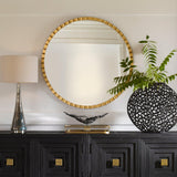 Mirror Dandridge Gold Round Mirror 