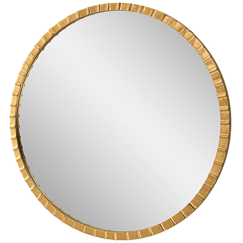 Mirror Dandridge Gold Round Mirror 