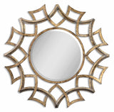 Mirror Demarco Round Antique Gold Mirror 