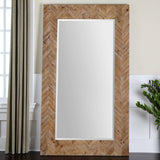 Mirror Demetria Oversized Wooden Mirror 