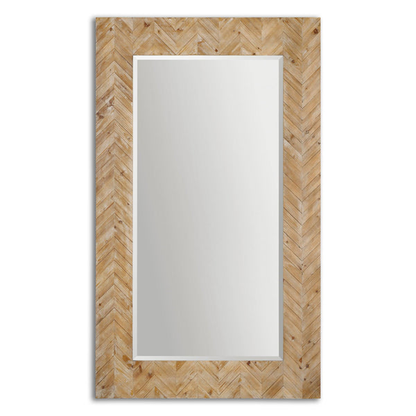 Mirror Demetria Oversized Wooden Mirror 
