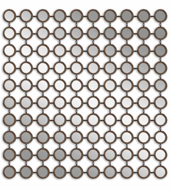 Mirror Dinuba Antique Silver Champagne Mirror 