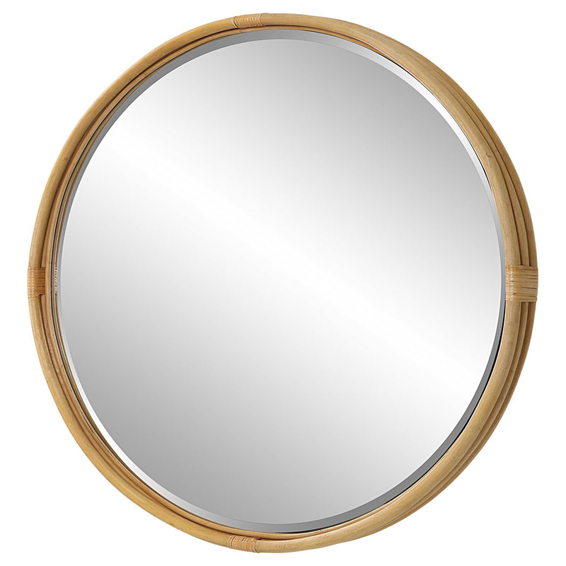 Mirror Drift Away Rattan Round Mirror 