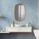 Mirror Duronia Antiqued Gold Mirror 