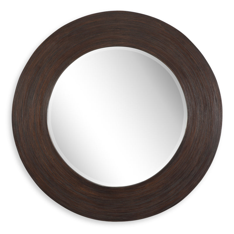 Mirror Dutton Dark Walnut Round Mirror 