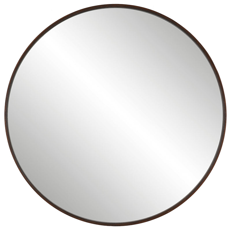 Mirror Eden Mahogany Round Mirror 