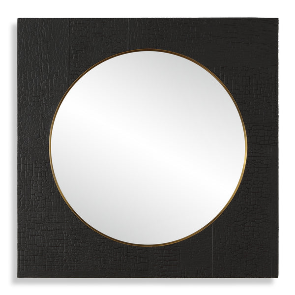Mirror Ember Black Square Mirror 