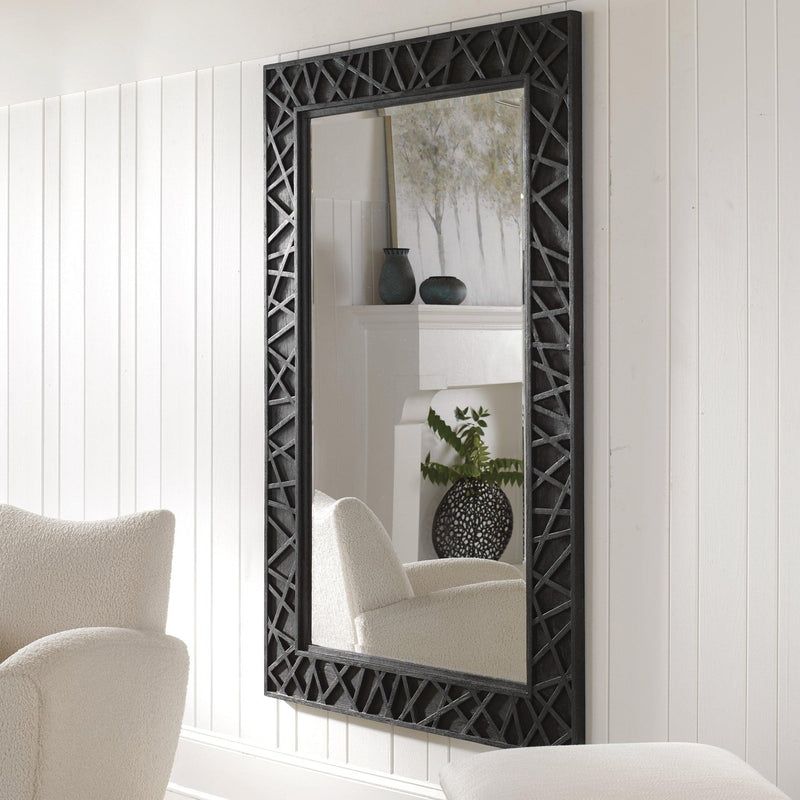 Mirror Everest Satin Black Mirror 