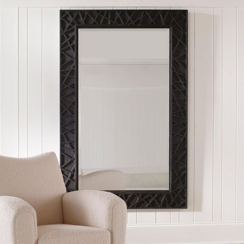 Mirror Everest Satin Black Mirror 