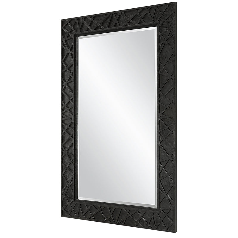 Mirror Everest Satin Black Mirror 