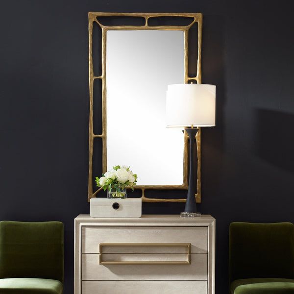 Mirror Felix Brass Rectangle Mirror 